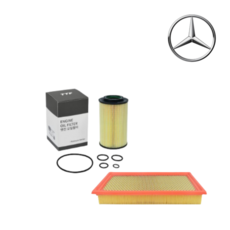 벤츠 E클래스 W212 10-16년 TTF 엔진오일필터 + 에어필터 세트, 1세트, E220 CDI(OM651)