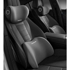 등받이 체보트목쿠션허리쿠션 차량 허리쿠션 목쿠션, 그레이