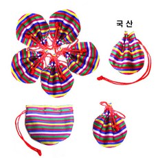 (주)파앤카코리아 원형 복주머니, 1개, CC1.색동초미니주머니-복조리용