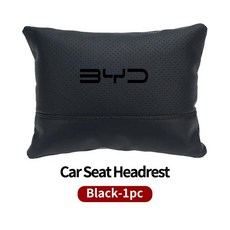 탕송칭 차량용 헤드레스트 목베개 요추 허리 보호 쿠션, 색상: 2. Headrest-black-1PCS