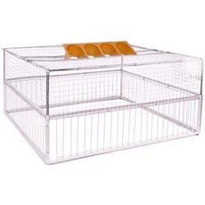 새잡는 도구 포획망 사각 철제, C. 60x60x26 암호화 양면 수입