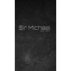 $ir Michael branded edition designer Blank creative Journal Hardcover, Blurb