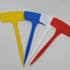 식집사 일자형 식물 이름표 27cm 꽃이름 주말농장 화단, 없음