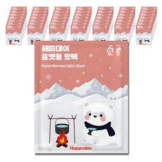 해피데이 포켓형 미니 핫팩 45g, 50개