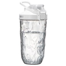 LHHW 단백질 쉐이커 BPA 프리 셰이커 단백질 셰이커 트라이탄을 사용하여 단백질 쉐이크 만들기 - 500ml (화이트), 1개