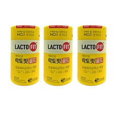 최신상 종근당 락토핏 골드 생유산균 5개월분, 100g, 3박스