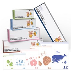 피그비 항균아기지퍼백 투명 필수5종 패키지, 1세트