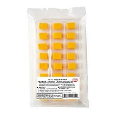 굿바이25비제이마켓 과일 큐브 치즈 망고맛 24구 80G 과일튜브치즈 캘리포니아크림치즈 냉동치즈, 1개