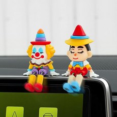 흔들리는 발 조각상 흔들리는 발 인형 자동차 대시 장식 흔들리는 다리 남자 공기 통풍구 및 모니터 장식 재미있는 자동차 내부 액세서리 여성용 (B), A+b