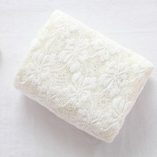 천아트 랏셀레이스 대폭 하모니플라워-백아이(92005), 1개