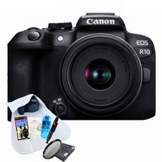 포토리뷰이벤트 캐논 EOS R10+RF-s 18-45mm IS STM KIT+렌즈클리닝펜+액정보호필름+융+청소도구+리더기+ MCUV 필터/WJK, R10/18-45