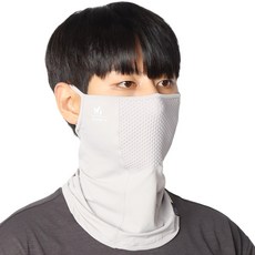밀레세이프티 자외선차단 스포츠 마스크, 그레이, 1개