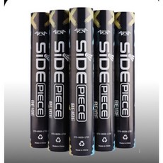 사이드피스 거위오리깃털 배드민턴 셔틀콕, 1개, 12개입, 베이지