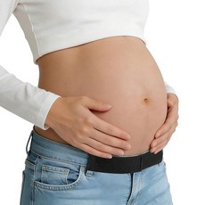 AHENCON Women Adjustable Pregnancy Pants Waist Extender for Regular Jeans Pants and Shorts Pregn