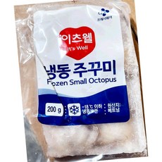 이츠웰 주꾸미 홀 6미 200g입 냉동 해산물 안주, 200g, 10개
