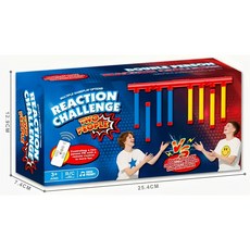 臺灣出貨 感統訓練器抓棍機玩具 眼疾手快親子互動遊戲 專注訓練益智玩具, 眼疾手快雙人對戰遙控版-（乾電池英文彩盒, 1個