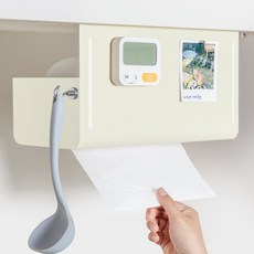 모벵스턴 빅사이즈 무타공 마그넷 키친타올 걸이 (코스트코 호환), 아이보리, 1개