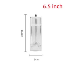 수동 아크릴 후추 그라인더 주방 소금과 후추 셰이커 그라인더 스파이스 그라인더 조미료 병 5.5/6.5/8.5 인치 그라인더 그라인더, 6.5인치 스트레이트 헤드, 1개