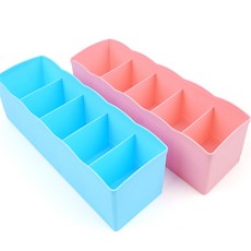 일자형 수납함 수납서랍, 블루