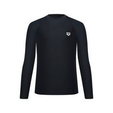 (매장)아레나 [백화점 정품] 아레나 남성 선셋 릴렉스핏 래쉬가드(A4BM1RR46BLK) ( 택가격과 다를 수 있습니다) 196962, 105, 블랙