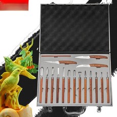 푸드 음식 칼 과일 나이프 도구 푸드아트 조각칼 카빙, 60도 미만, 96mm, 베이지화이트