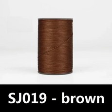 40 m 0.65 mm 스레드 폴리 에스터 가죽 바느질 라운드 왁스 코드 팔찌 구슬 목걸이 보석 만들기 DIY 미술 공예, 0.65 mm Diameter, SJ019 - brown, 1개