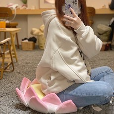 蓮花寶座坐墊好運蓮蓮連毛絨蒲團許願功德辦公室好運連連靠墊禮物, 蓮花寶座坐墊,82cm超大號【帶拉鍊】