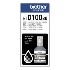 브라더 잉크 BTD100BK, 블랙, 1개