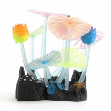 수초어항 야광 수초 장식(연꽃) 수족관용품 어항수초 79000EA 1EA, 본상품