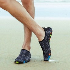 남성 두꺼운 밑창 아쿠아슈즈 워터 물놀이 미끄럼방지 신발