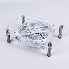 홈앤툴즈 미니피씨 공유기 저소음 120mm 5V USB 쿨링팬 쿨러 (미니), 화이트, 1개