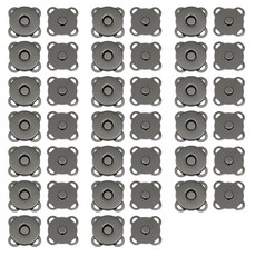 10mm 자석단추 가방자석 똑딱이 지갑 옷 수선 DIY 부자재, 20개, 귀자석단추-10mm-흑니켈