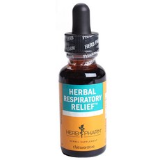 HERB PHARM Herbal Respertory 救濟萃取物, 30毫升, 1個