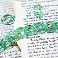 마스크고리 투명 12칼라 초록, 500개(낱개수량확인)