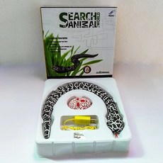 원격 제어 RC 뱀 장난감 섬세한 리얼리티 꾸러기 장난감, 1개, black