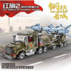 군대 밀리터리 모형 피규어 훈련 600p 모의 조립 소품 항공 액션피규어, 먹빛 미사일 트럭 사람