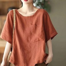 여성 레트로 자수 린넨셔츠 얇은 빈티지 의류 Y2k 탑 셔츠 하라주쿠 에스닉 스타일 스트리트웨어 티셔츠 리넨