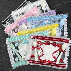 餐盤成品痛板資料裝飾物穀美生日蛋糕吧唧托刀叉痛包紮板拍照道具, 陞級款-西餐盤痛板【白色加蛋糕款式隨機】,（尺寸18.5*26）, 1個