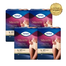 테나 실루엣 레이디 언더웨어, 대형, 8개입, 4개