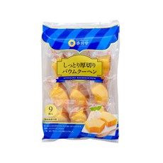 일본 향월당 촉촉한 두껍게자른 바움쿠헨 9개입