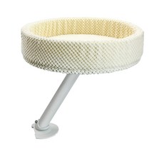 떠 있는 캣 해먹 고양이 침대 사무실 책상용 원목 거치대, 개인, 흰색 프레임 오프화이트