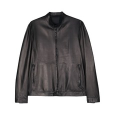 살바토레산토로 가죽 집업 재킷