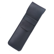 JUNGJIN 소가죽 만년필 펜 파우치 슬림 팬케이스, 1개, 블랙 5cm