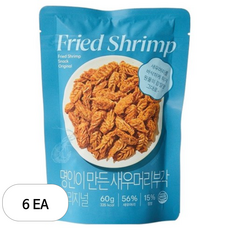 모던하우스 명인이 만든 새우머리부각 오리지날맛, 6개, 60g