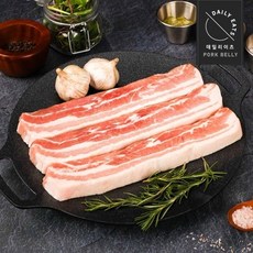 [데일리이츠] [데일리이츠] 슬라이스 삼겹살 구이용 2kg (2cm)(오스트리아산) (1kg 2팩), 2개