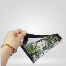 LETEO-글로벌온협력업체/글로벌온 편리한 인쇄물 교체 자석 부착형 게시물 안내판 알림판 자석게시판 A5 A4게시판