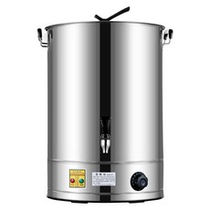 온도조절 대용량 중탕기 업소용 밧드 워머 스테인레스, 20L 수전 온도조절