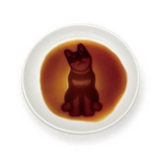 文青風造型醬油碟 陶瓷日式醬料碟 餐桌文藝風必備, 1個, 柴犬