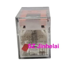 Omron 미니어처 전원 릴레이 MY2N-CR-GS MY4N-CR-GS 200 220VAC 220 240VAC 110VAC 10 개, 1개