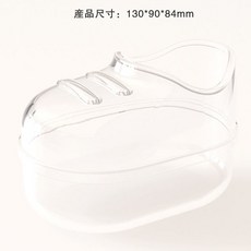 BAOLIDE 小球鞋浴室 透明全景觀測 倉鼠金絲熊蜜袋鼯適用 130x90x84mm 易清潔防撒沙設計, 1個, new透明造景鞋浴室13*9*8.4cm